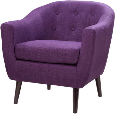 purple chair